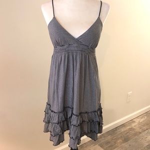 PINK Victoria's Secret Blue/White Striped Dress